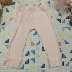 Light pink kids pants 18m